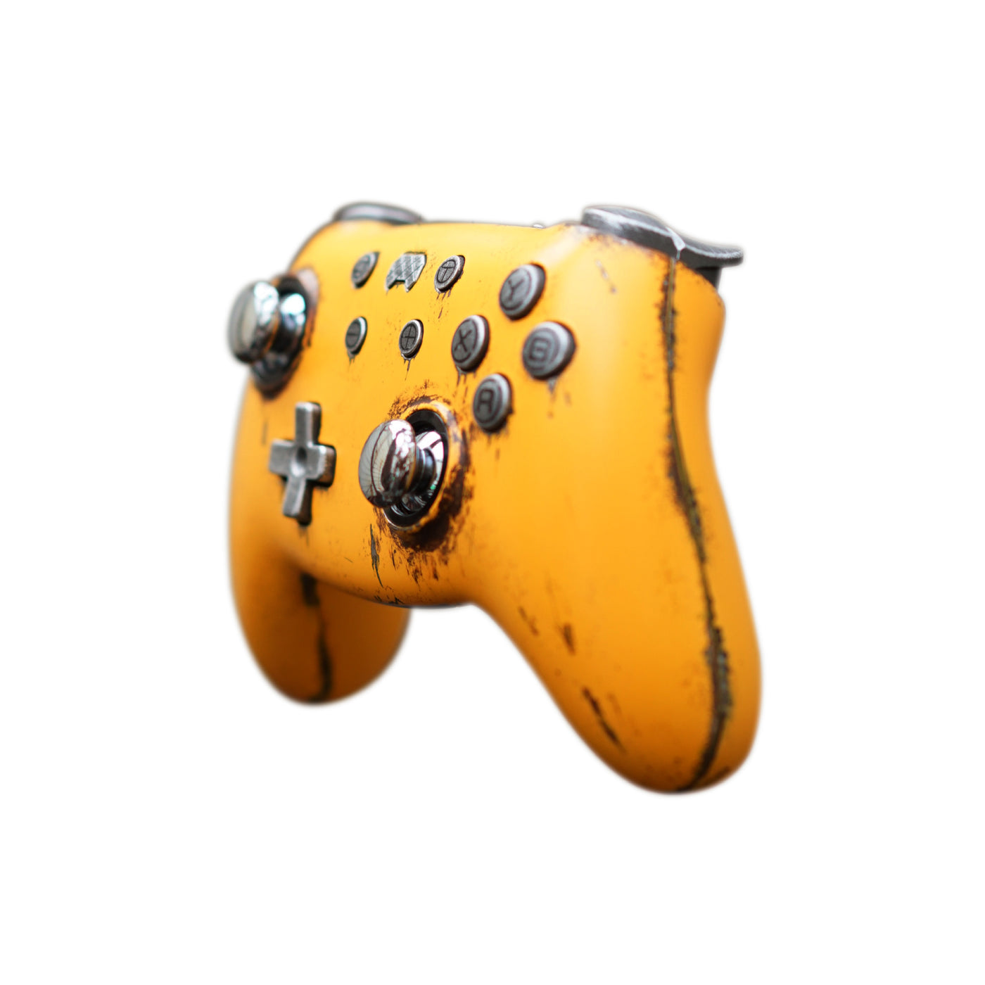 Metal Crush Defender Battle-Damaged Controller With K-Silver TMR Joysticks